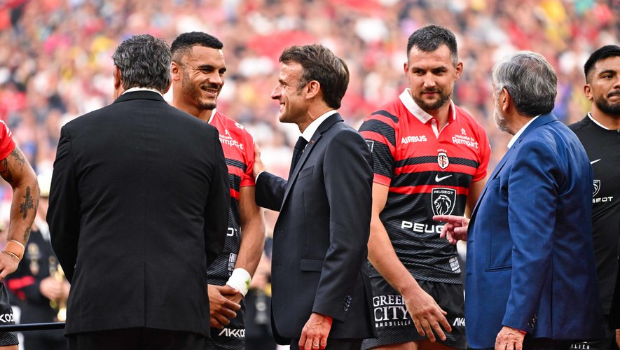 Emmanuel Macron Stade Toulousain