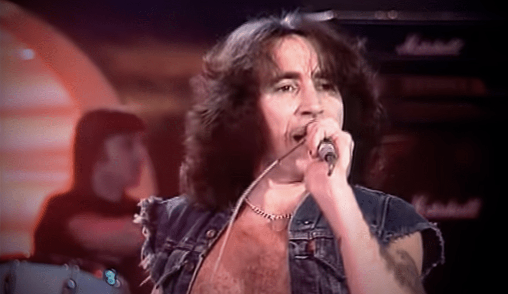 ACDC Mort chanteur Bon Scott